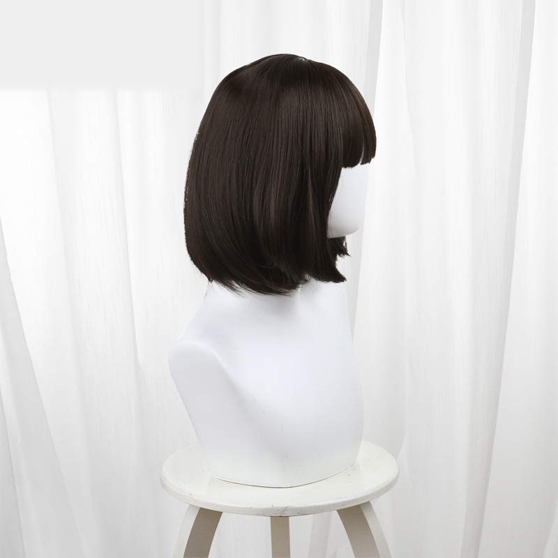 Megumi Kato Brown Short Cosplay Wig - 512U - Image 3