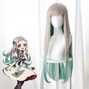 Hanako-kun Silver Gray Gradient Long Cosplay Wig for Toilet-Bound Hanako-kun - 497A