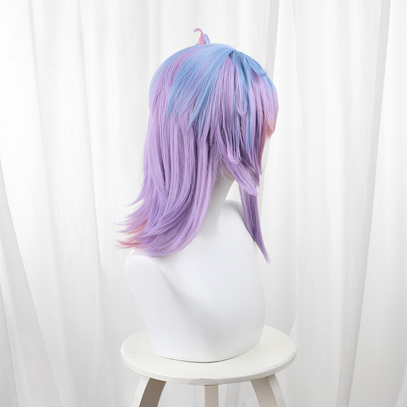 Diao Xiang San Se Gradient Clip-in Ponytail Long Cosplay Wig for Identity V - 562FA - Image 4