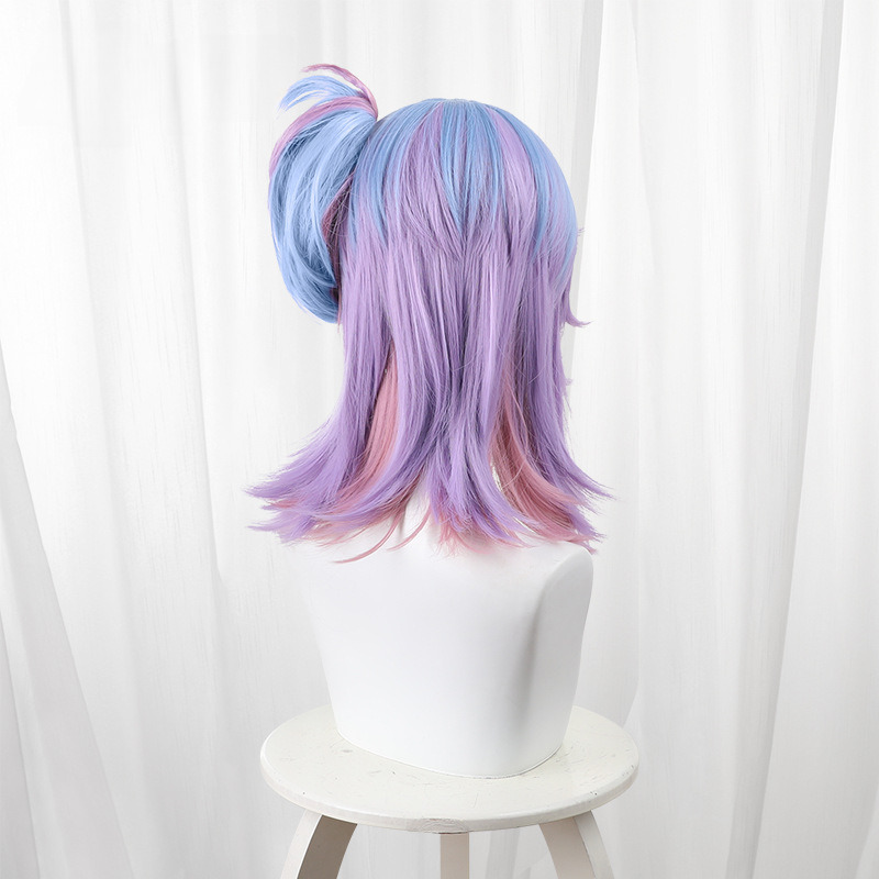 Diao Xiang San Se Gradient Clip-in Ponytail Long Cosplay Wig for Identity V - 562FA - Image 5