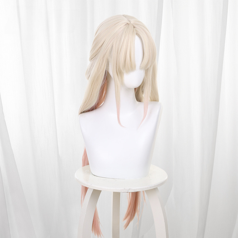 Hu Tao Sakura Gradient Twin Ponytail Braided Cosplay Wig for Naraka: Bladepoint - 552D - Image 4