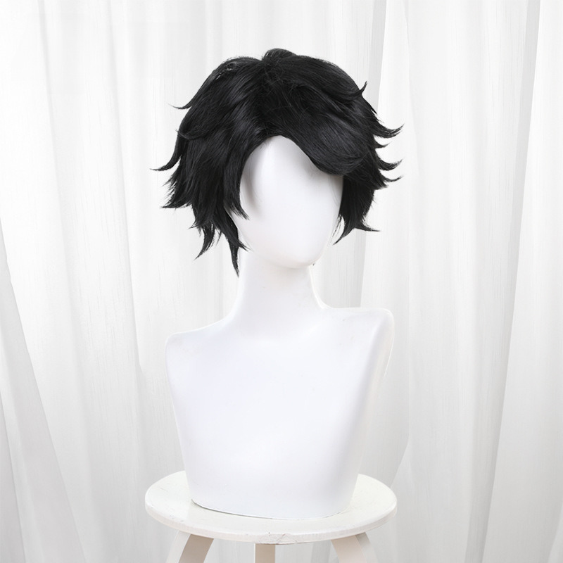 Prospector Short Flipped Styled Teased Cosplay Wig for Identity V - 562B - Image 3