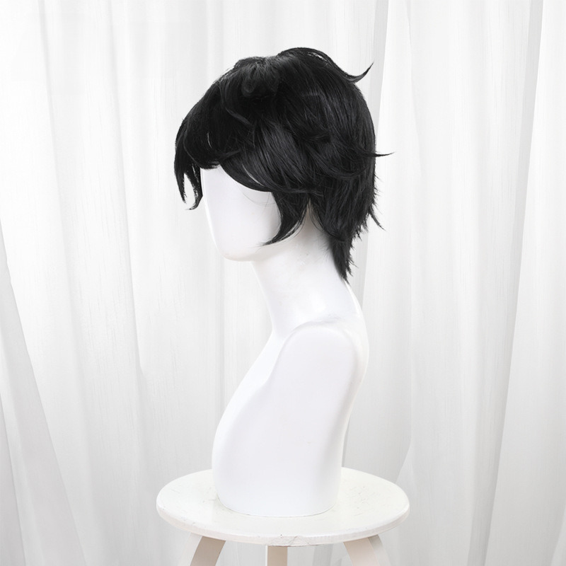 Prospector Short Flipped Styled Teased Cosplay Wig for Identity V - 562B - Image 4