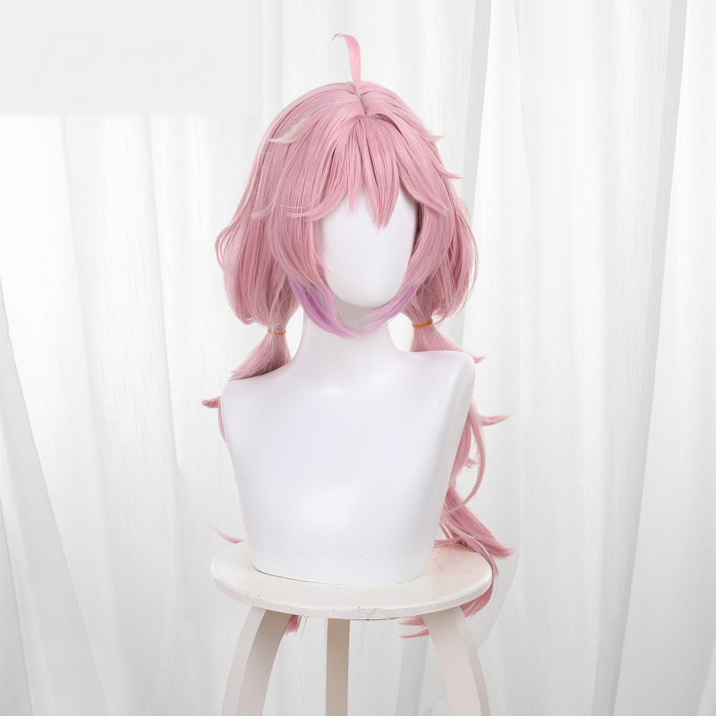 Encore Gradient White Scalp-top Twin Ponytail Cosplay Wig for Wuthering Waves - 572E