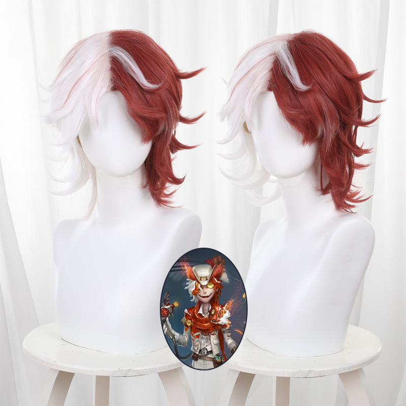Fire Investigator Color-block Short Cosplay Wig for Identity V - 562KA