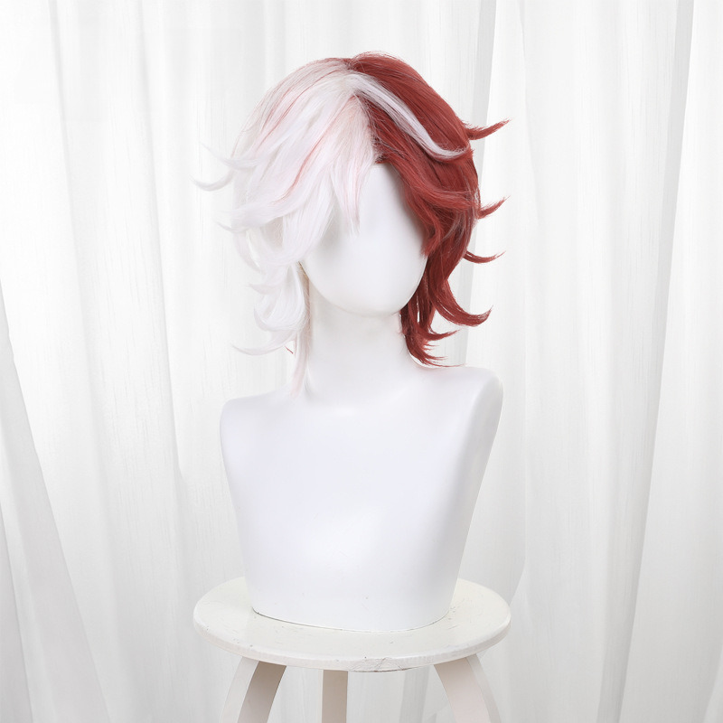 Fire Investigator Color-block Short Cosplay Wig for Identity V - 562KA - Image 2