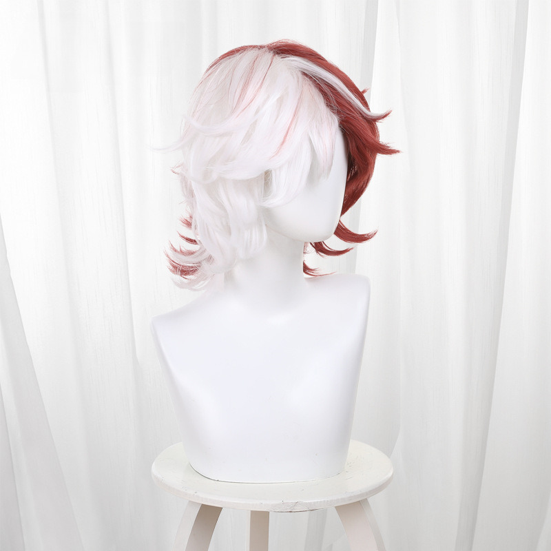 Fire Investigator Color-block Short Cosplay Wig for Identity V - 562KA - Image 3