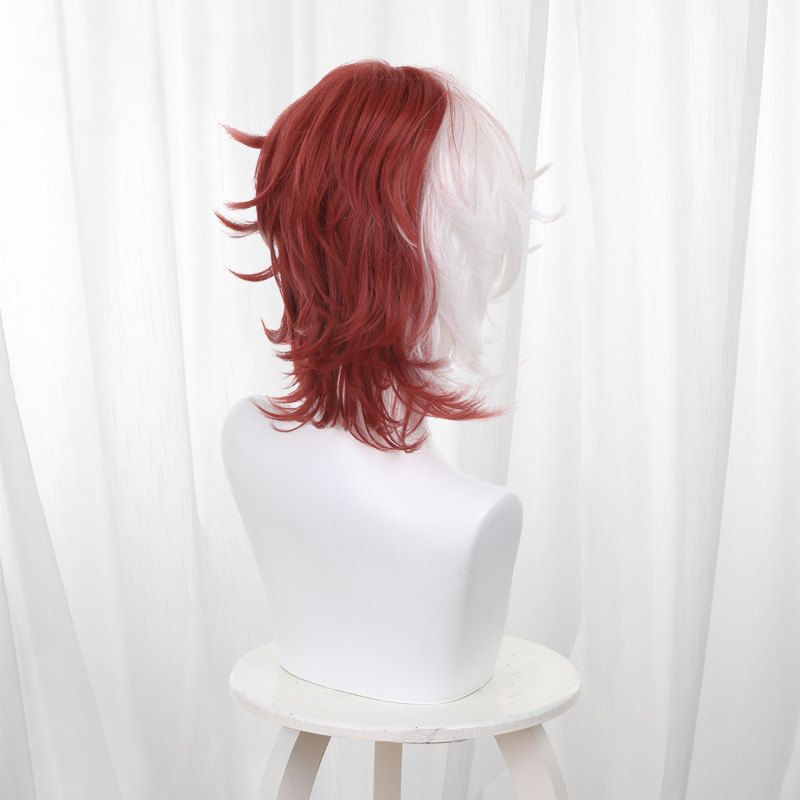 Fire Investigator Color-block Short Cosplay Wig for Identity V - 562KA - Image 5