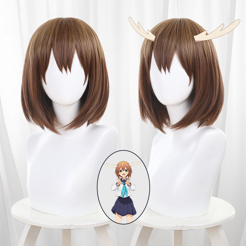 Noko Shikanoko Gradient Short Cosplay Wig for My Deer Friend Nokotan - 393D