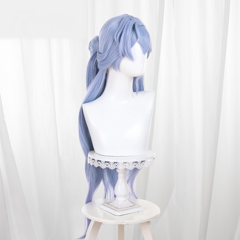 Robin Gradient Blue-purple Clip-in Braided Cosplay Wig for Honkai: Star Rail - 566I