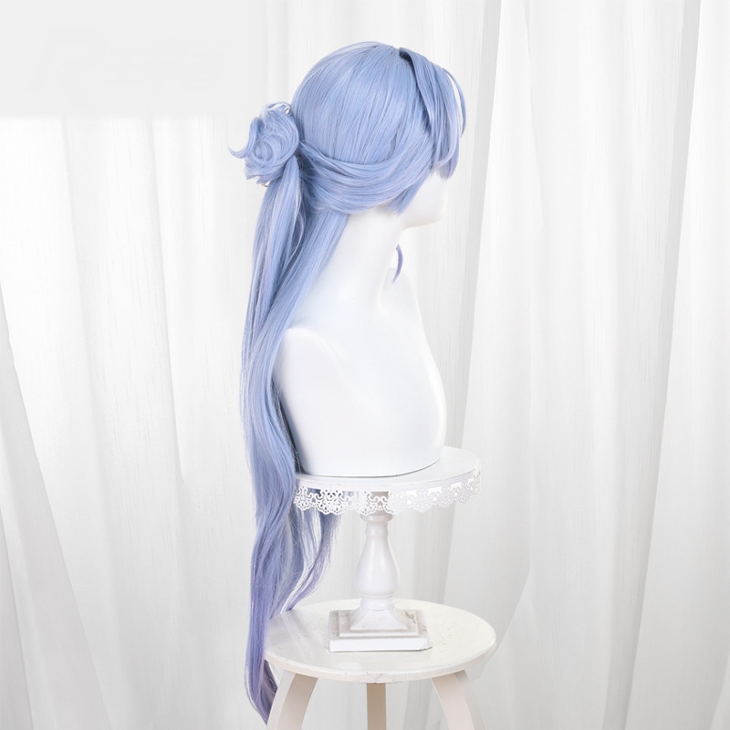 Robin Gradient Blue-purple Clip-in Braided Cosplay Wig for Honkai: Star Rail - 566I - Image 2