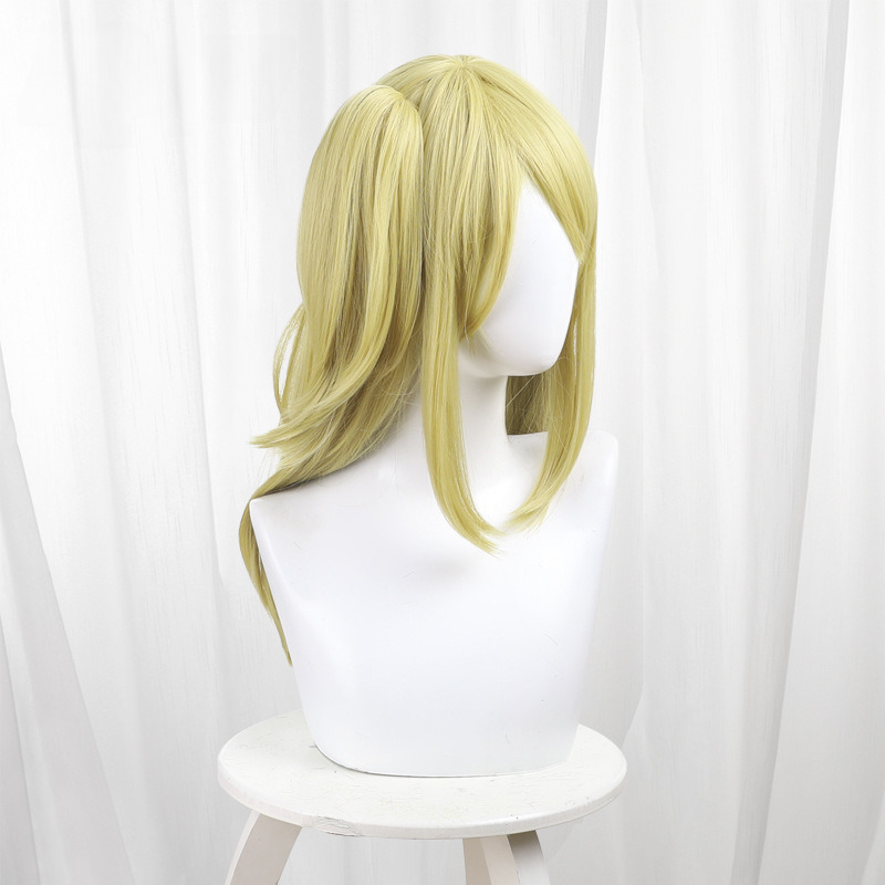 Lucy Golden Blonde Clip-in Side Ponytail Long Cosplay Wig for Fairy Tail - 178D - Image 3