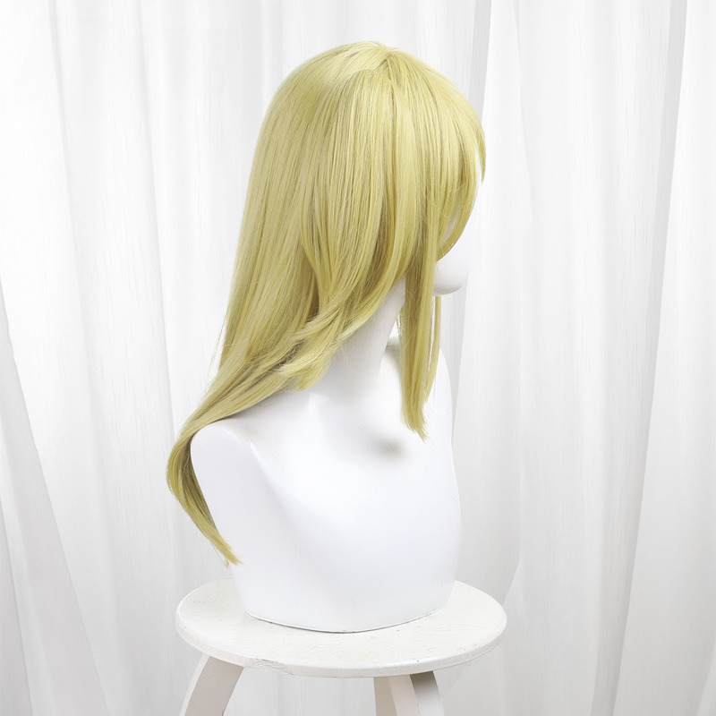Lucy Golden Blonde Clip-in Side Ponytail Long Cosplay Wig for Fairy Tail - 178D - Image 4