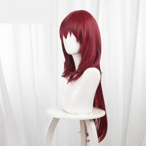 Huandu Luolan Red Scalp-top Long Layered Cosplay Wig for Fox Spirit Matchmaker - 442C