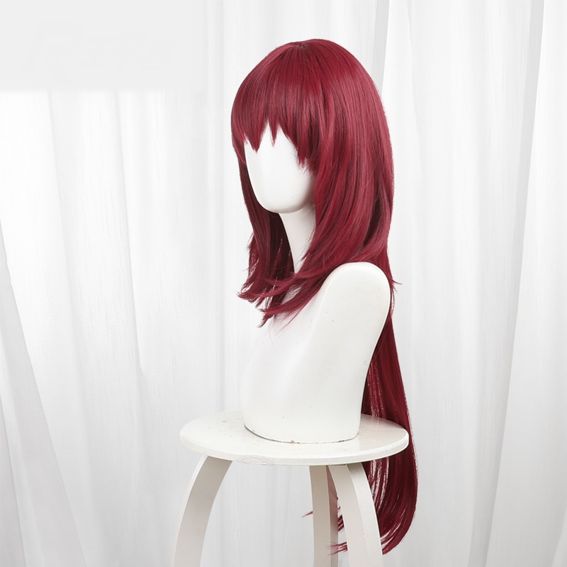 Huandu Luolan Red Scalp-top Long Layered Cosplay Wig for Fox Spirit Matchmaker - 442C