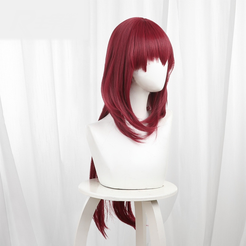 Huandu Luolan Red Scalp-top Long Layered Cosplay Wig for Fox Spirit Matchmaker - 442C - Image 2