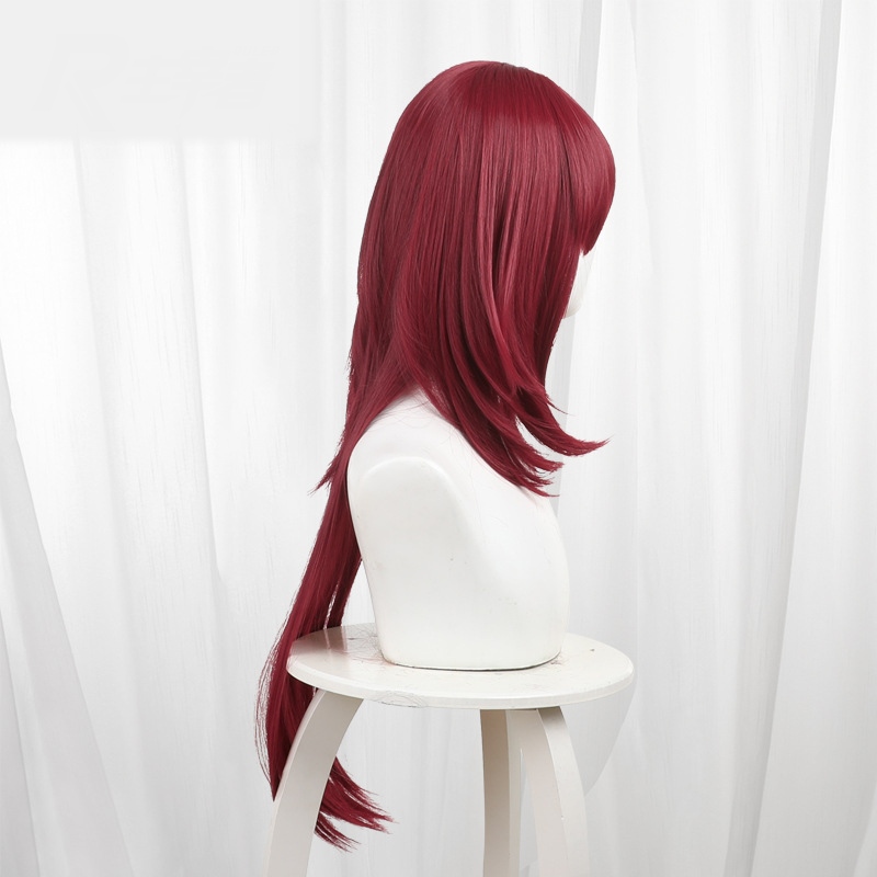 Huandu Luolan Red Scalp-top Long Layered Cosplay Wig for Fox Spirit Matchmaker - 442C - Image 3