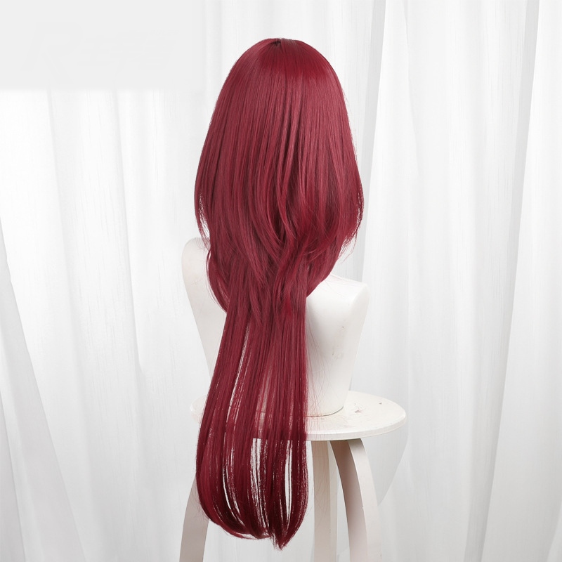 Huandu Luolan Red Scalp-top Long Layered Cosplay Wig for Fox Spirit Matchmaker - 442C - Image 4