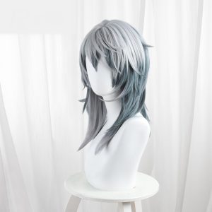 Sunday Gradient Medium-length Flipped Layered Cosplay Wig for Honkai: Star Rail - 566J