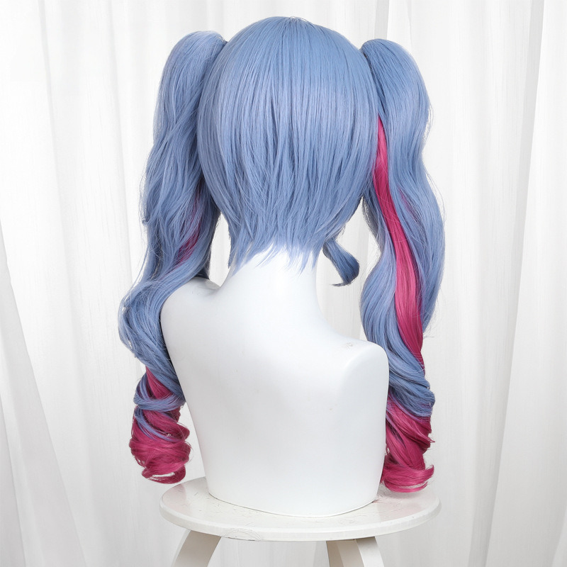 Hatsune Miku Gradient Clip-in Twin Ponytail Cosplay Wig for Hatsune Miku - 042Z - Image 2