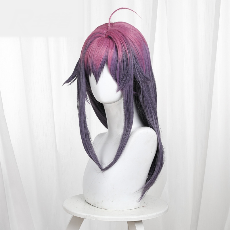 Noko Shikanoko Gradient Pink-purple Long Cosplay Wig for My Deer Friend Nokotan - 393F