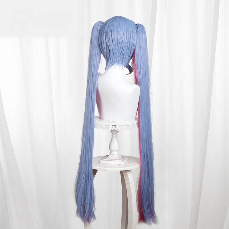 Hatsune Miku Gradient Pink Clip-in Twin Ponytail Cosplay Wig for Hatsune Miku - 042ZA - Image 4