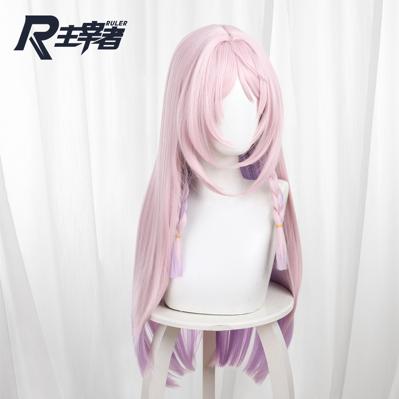 Citlali Pink-purple Gradient Braided Long Straight Cosplay Wig for Genshin Impact - 559S - Image 3
