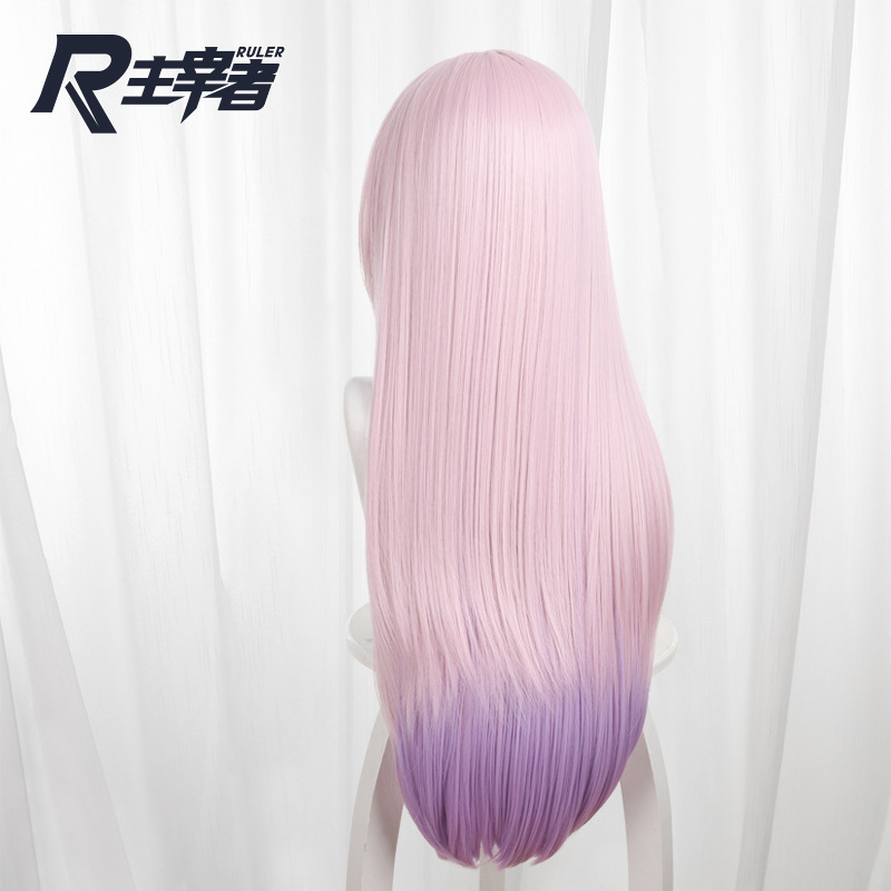 Citlali Pink-purple Gradient Braided Long Straight Cosplay Wig for Genshin Impact - 559S - Image 5