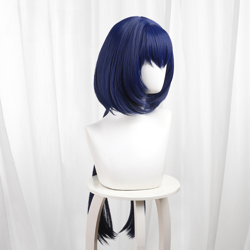 Yunli Dark Blue Scalp-top Jellyfish Cut Long Cosplay Wig for Honkai: Star Rail - 566N - image 3