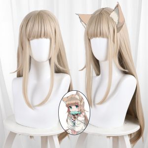 Huang Dou Fen Long Cosplay Wig for My Cat Is a Cute Girl - 518M