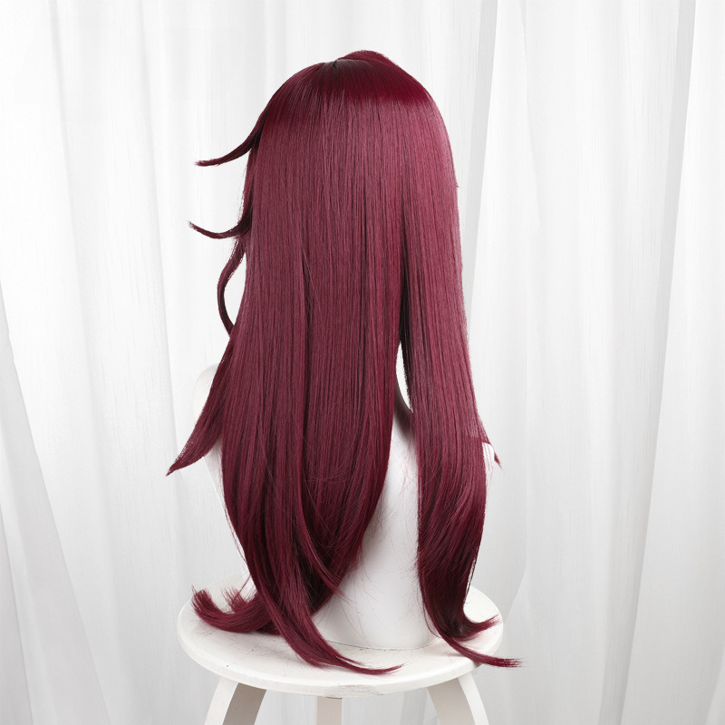 Chasca Gradient Red Scalp-top Braided Cosplay Wig for Genshin Impact - 559Q - Image 2