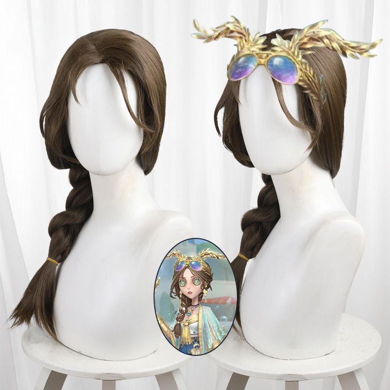 Priestess Brown Scalp-top Long Cosplay Wig for Identity V - 562CA