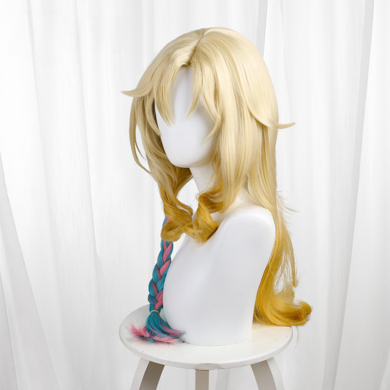 Xilonen Two-tone Highlighted Gradient Scalp-top Long Cosplay Wig for Genshin Impact - 559R - image 2