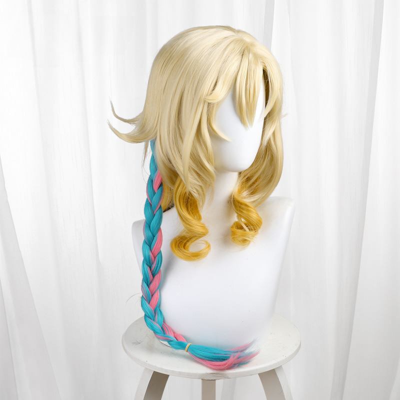 Xilonen Two-tone Highlighted Gradient Scalp-top Long Cosplay Wig for Genshin Impact - 559R - image 3