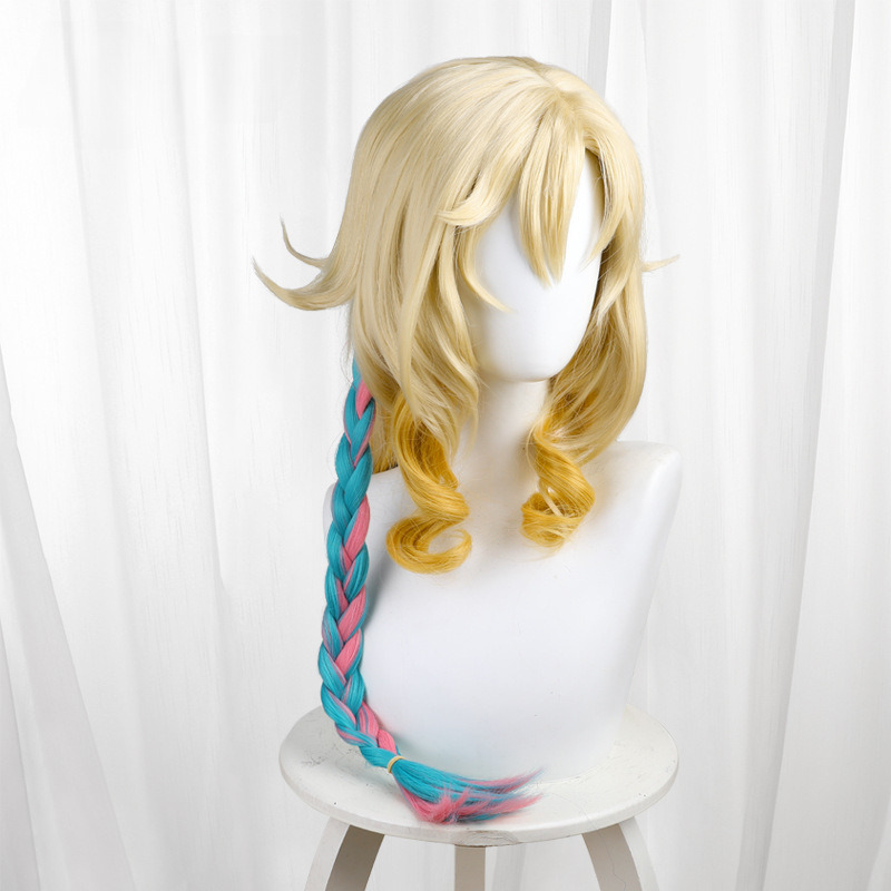 Xilonen Two-tone Highlighted Gradient Scalp-top Long Cosplay Wig for Genshin Impact - 559R - image 4
