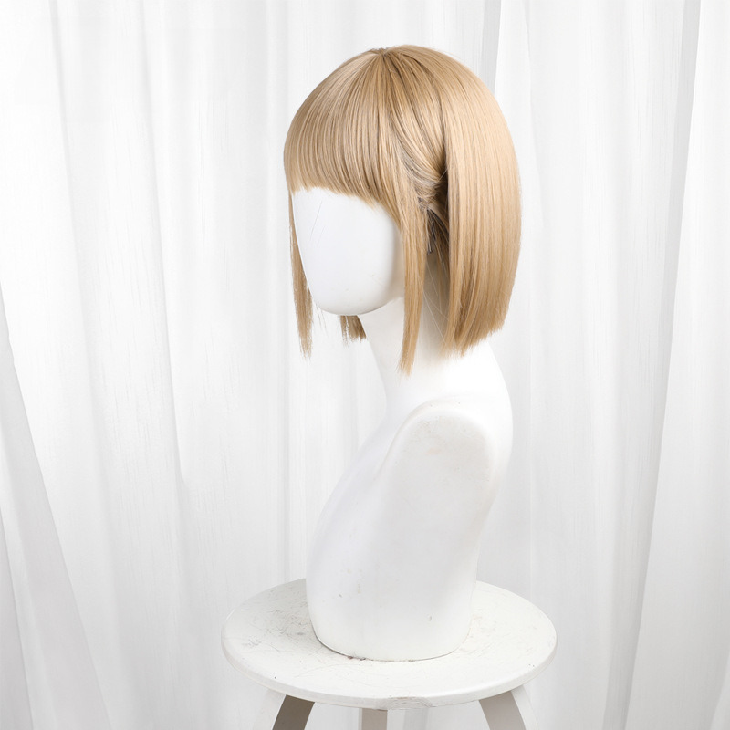 Chinatsu Kano Brown Scalp-top Short Styled Cosplay Wig for Blue Box - 582B - image 2