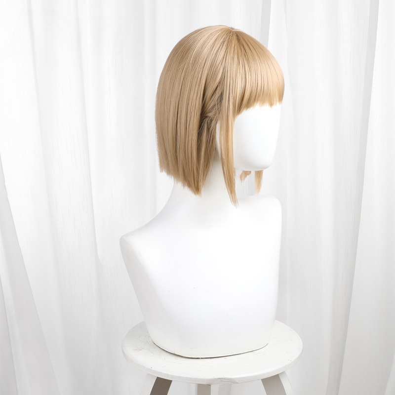Chinatsu Kano Brown Scalp-top Short Styled Cosplay Wig for Blue Box - 582B - image 4