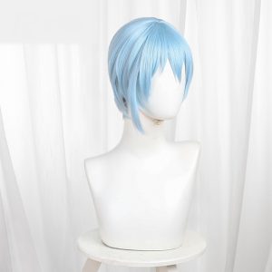 Hiori Yo Icy Blue Scalp-top Short Cosplay Wig for Blue Lock - 581C