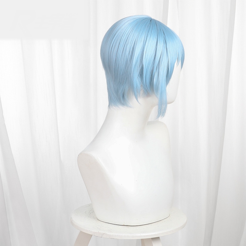 Hiori Yo Icy Blue Scalp-top Short Cosplay Wig for Blue Lock - 581C - Image 2