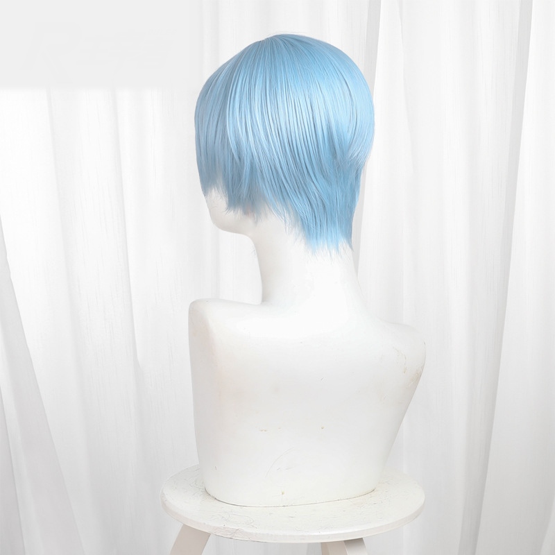 Hiori Yo Icy Blue Scalp-top Short Cosplay Wig for Blue Lock - 581C - Image 3