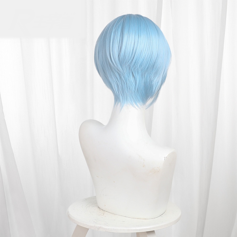 Hiori Yo Icy Blue Scalp-top Short Cosplay Wig for Blue Lock - 581C - Image 4