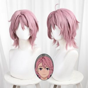 Aira Shiratori Pink Short Teased Cosplay Wig for DAN DA DAN - 780C - image 1