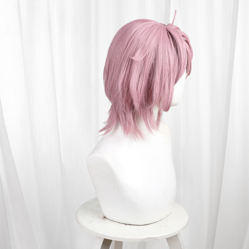 Aira Shiratori Pink Short Teased Cosplay Wig for DAN DA DAN - 780C - image 2