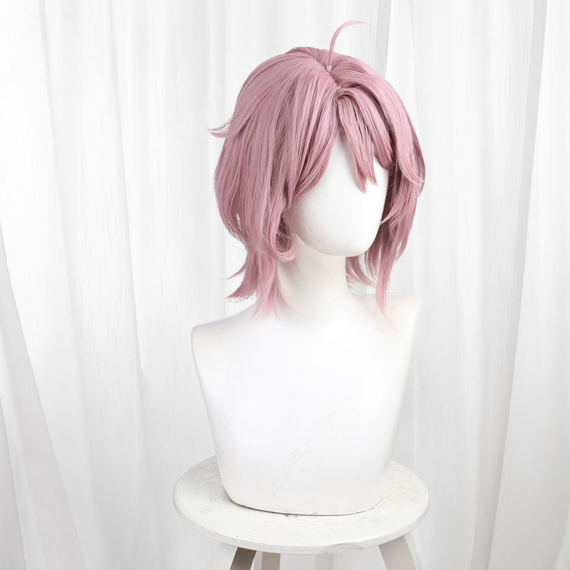 Aira Shiratori Pink Short Teased Cosplay Wig for DAN DA DAN - 780C - image 3