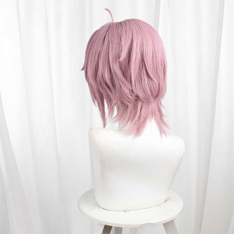 Aira Shiratori Pink Short Teased Cosplay Wig for DAN DA DAN - 780C - image 4