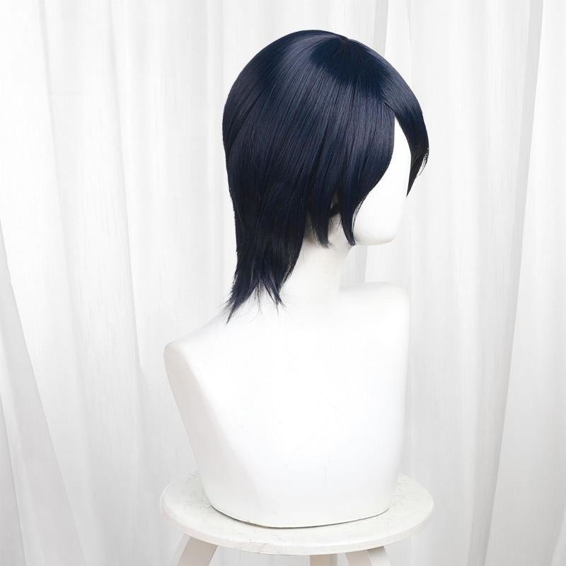 Yusuke Kitagawa Dark Blue Scalp-top Short Cosplay Wig for Persona 5 - 463F - image 2