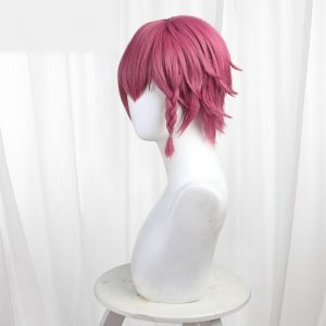 Ranze Kurona Pink Blue Scalp-top Braided Cosplay Wig for Blue Lock - 581A