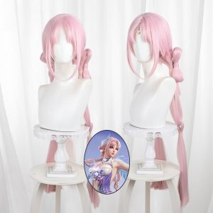 Yin Ziping Pink Long Cosplay Wig for Naraka: Bladepoint - 552CA - image 1