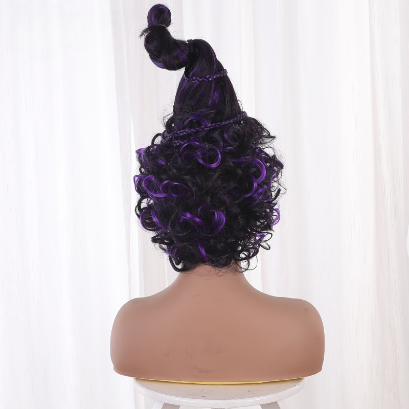 Mary Sanderson Hun Purple Spiked Cosplay Wig for Hocus Pocus 2 - 405U - Image 4
