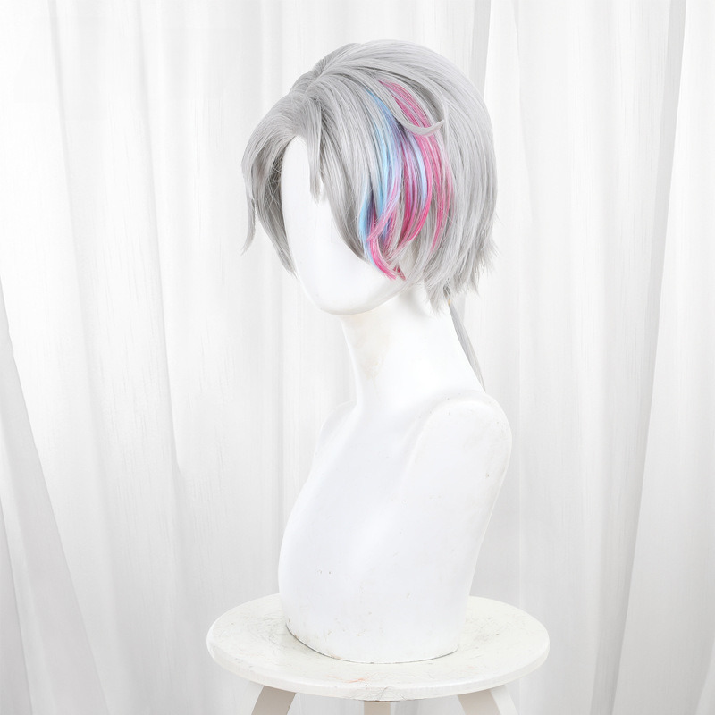 Embalmer Highlighted Blue Ponytail Cosplay Wig for Identity V - 476BC - image 2